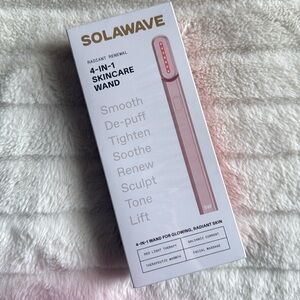 solawave | 4-in-1 radiant renewal skincare wand with red light therapy